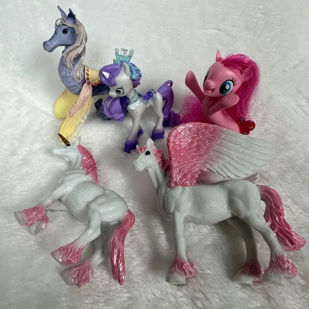 Fantasy Figure Pegasus Figurine, Shopkins Gemicorn,‎ My Little Pony Mermaid Lot